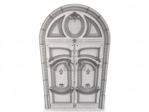 Entrance classic door 96 3D-Modell