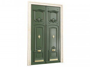Entrance classic door 97 Modello 3D
