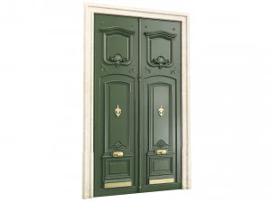 Entrance classic door 97 3D Model
