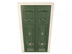 Entrance classic door 97 Modello 3D