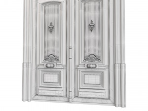 Entrance classic door 97 Modello 3D