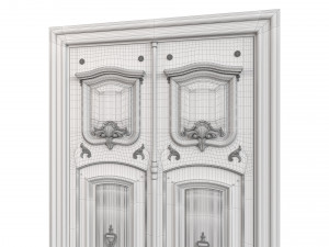 Entrance classic door 97 Modello 3D