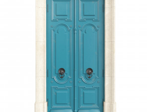 Entrance classic door 98 3D Model