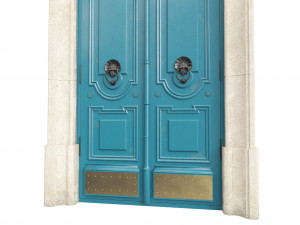 Entrance classic door 98 3D Modell