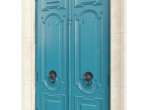 Entrance classic door 98 3D Modell