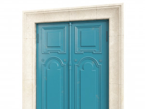 Entrance classic door 98 3D Modell