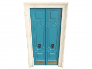 Entrance classic door 98 3D Modell