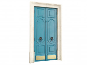 Entrance classic door 98 3D Modell