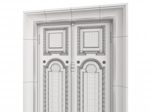 Entrance classic door 98 3D Modell