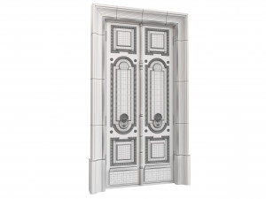 Entrance classic door 98 3D Modell