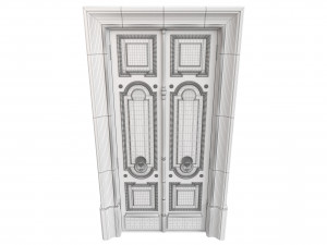 Entrance classic door 98 3D Modell