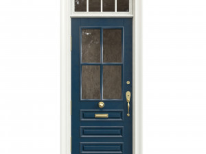 Entrance classic door 99 3D Model