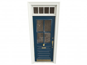 Entrance classic door 99 3D Model