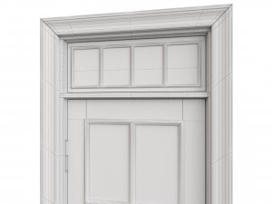 Entrance classic door 99 3D Model