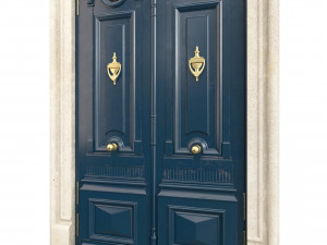 Entrance classic door 100 3D Model