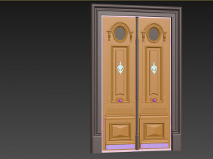Entrance classic door 100 3D Model