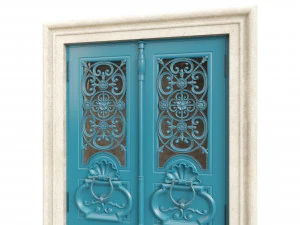 Entrance classic door 101 3D Model