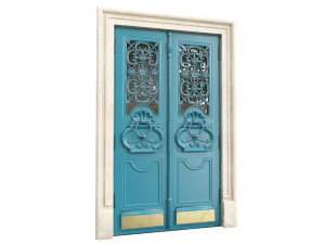 Entrance classic door 101 3D Model