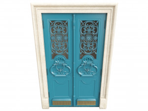 Entrance classic door 101 3D Model