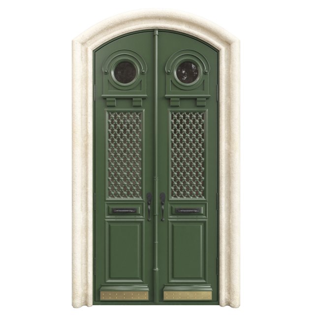 Entrance classic door 102 3D 모델 .c4d .max .obj .3ds .fbx .stl .blend 