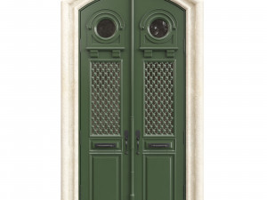 Entrance classic door 102 3D Model