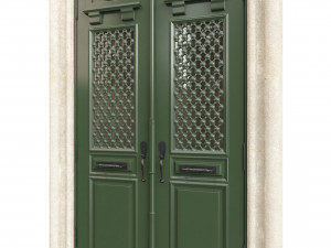 Entrance classic door 102 3D 모델