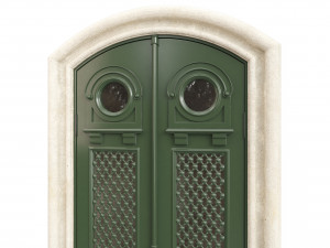 Entrance classic door 102 3D 모델