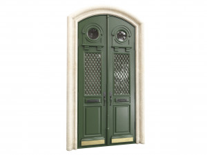 Entrance classic door 102 3D 모델