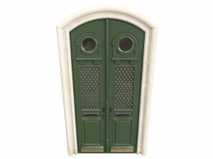 Entrance classic door 102 3D 모델