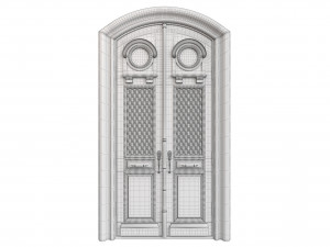 Entrance classic door 102 3D 모델
