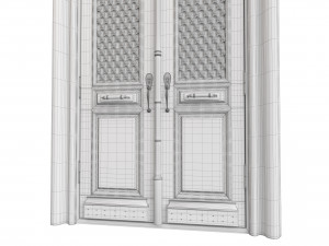 Entrance classic door 102 3D 모델