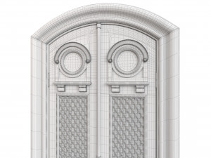 Entrance classic door 102 3D 모델