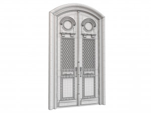 Entrance classic door 102 3D 모델
