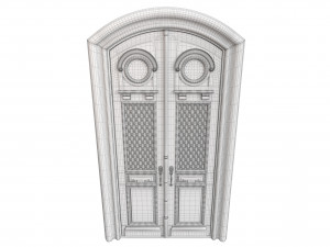 Entrance classic door 102 3D 모델