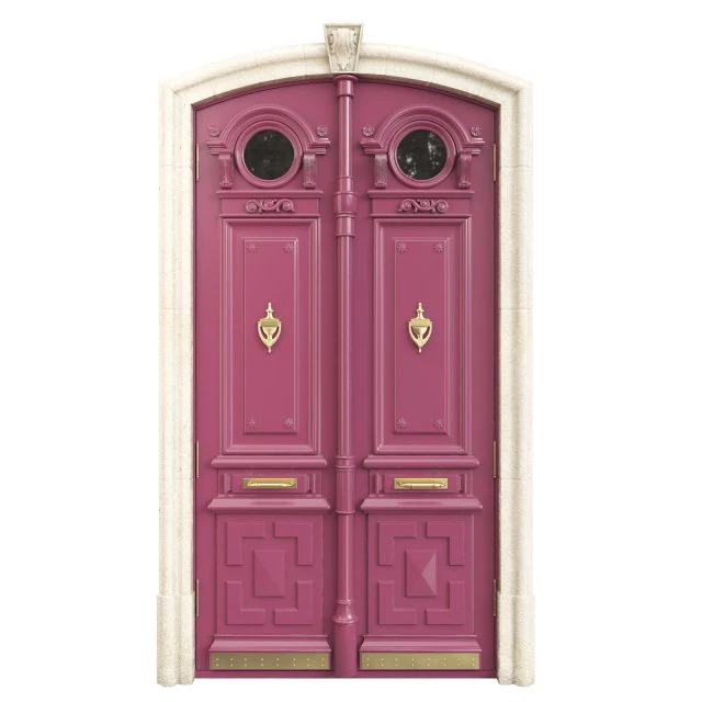 Entrance classic door 103 3D Model .c4d .max .obj .3ds .fbx .stl .blend 