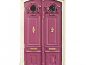 Eingang klassische T&uuml;r 103 3D Modell