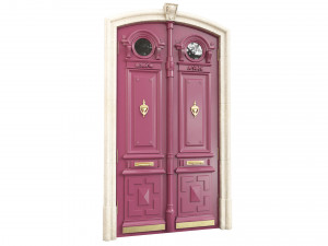 Entrance classic door 103 Modelo 3D
