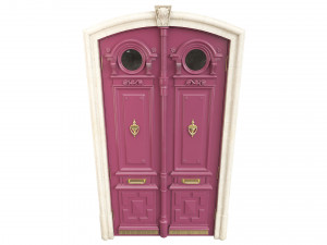 Entrance classic door 103 Modelo 3D