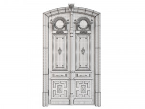 Entrance classic door 103 Modelo 3D
