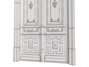 Entrance classic door 103 Modelo 3D