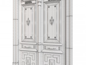 Entrance classic door 103 Modelo 3D