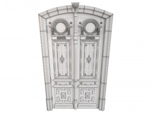 Entrance classic door 103 Modelo 3D