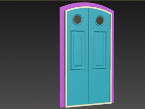 Entrance classic door 103 Modelo 3D