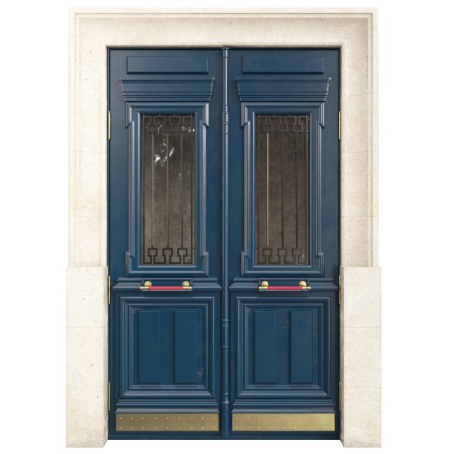 Entrance classic door 104 3Dモデル .c4d .max .obj .3ds .fbx .stl .blend 