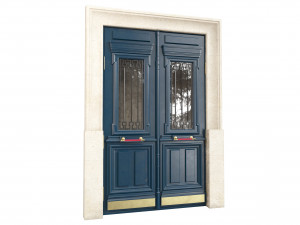 Entrance classic door 104 3Dモデル