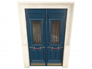 Entrance classic door 104 3Dモデル