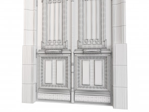 Entrance classic door 104 3Dモデル
