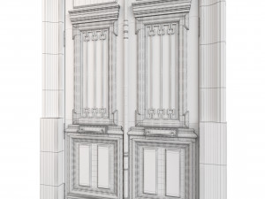 Entrance classic door 104 3Dモデル