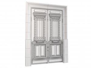 Entrance classic door 104 3Dモデル