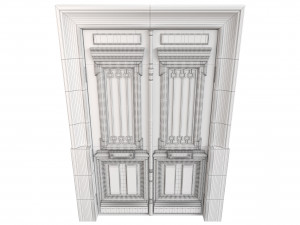 Entrance classic door 104 3Dモデル